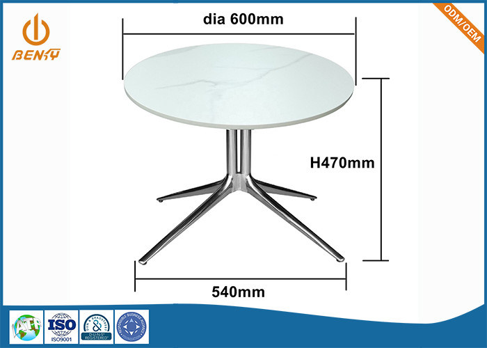 OEM อลูมิเนียม ADC12 เฟอร์นิเจอร์สำนักงานอะไหล่โต๊ะกาแฟโลหะ