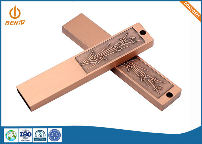 ISO TS16949 EICC Zinc หล่อตาย Gun ไดรฟ์ปากกาแฟลช USB Shell