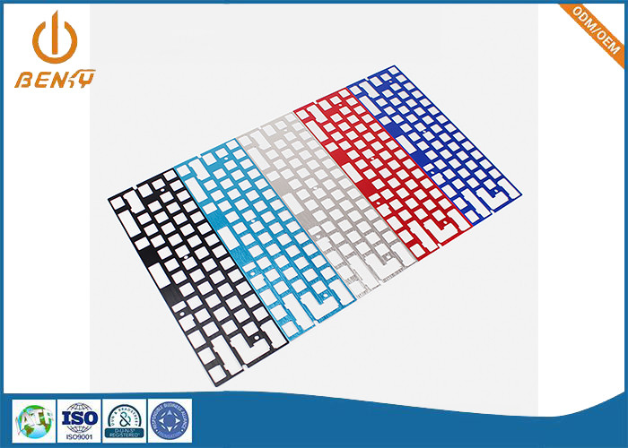 Anodized Aluminium Keyboard Case Enclosure Multicolor CNC Machining